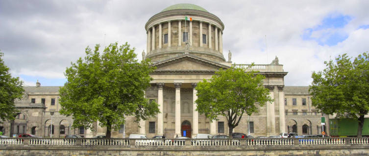 The Four Courts along the River Liffey, Dublin