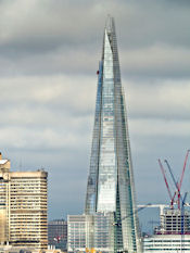 The exterior of The Shard