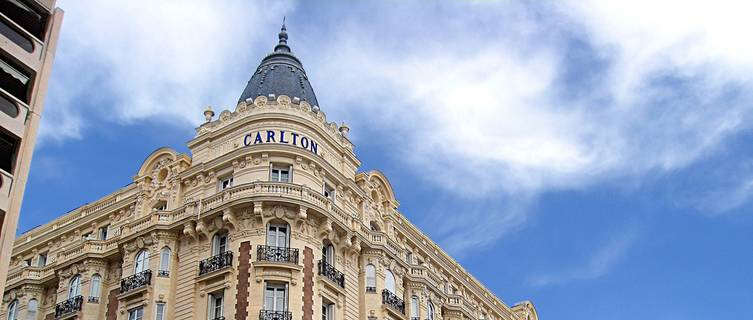 The prestigious Carlton Hotel, Cannes