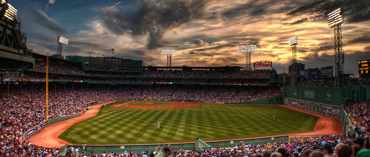 Fenway Stadium, home of the Boston Red Sox