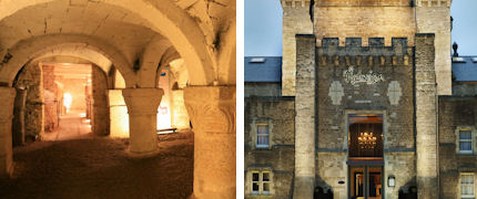 Experience the past lives of Oxford Castle in its crypt and prison cells 