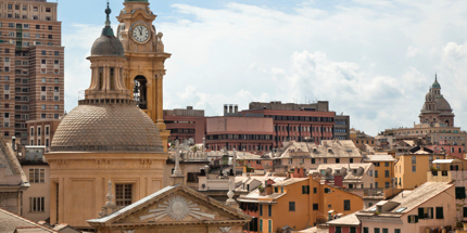View over Genoa's skyline