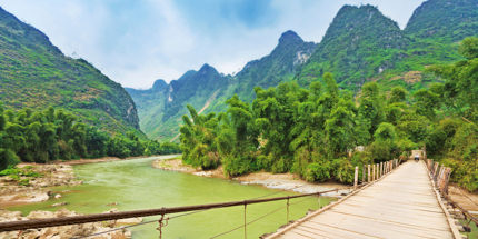 Vietnam is a stark contrast to winter white but just as much a wonderland
