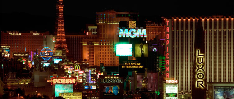 Neon of the legendary Strip, Las Vegas