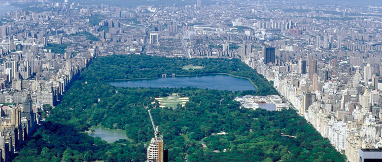 Central Park, a green oasis in New York City