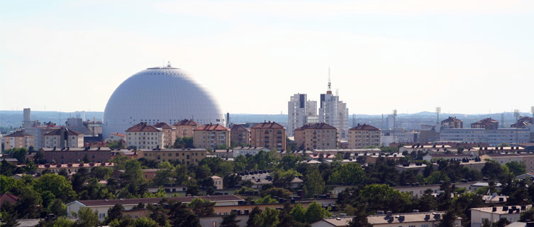 Stockholm Globe is the world's largest spherical building