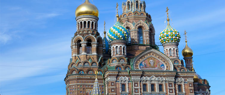 St. Petersburg's Church of the Savior of Spilled Blood is modelled after St. Basil