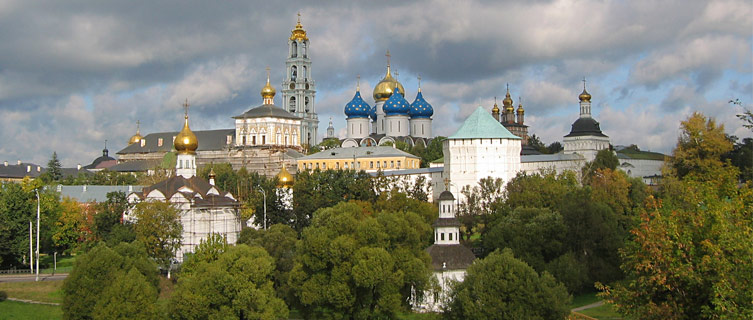 Sergieva Lavra in the town of Posad, near Moscow
