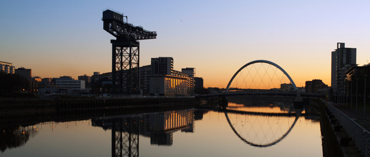 Glasgow's Clyde Arc is known locally as the Squinty Bridge
