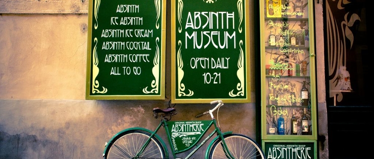 A bar dedicated exclusively to absinthe... open at 10am!