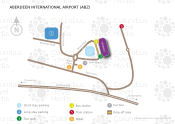 Aberdeen International Airport map