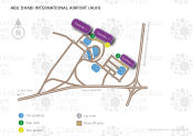 Abu Dhabi International Airport map