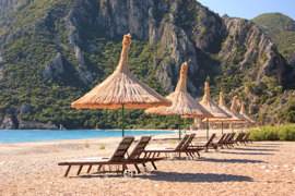Get a tan as you lay on the sunny shores of Turkey