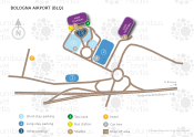 Bologna Guglielmo Marconi Airport map