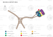 Brussels Airport map