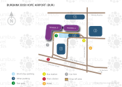 Hollywood Burbank Airport map