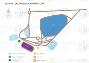 Catania Fontanarossa Airport map