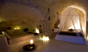 A must-do in Matera is to sleep in a cave hotel