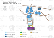 Charlotte-Douglas International Airport map