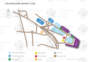 Cologne Bonn Airport map