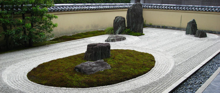 Japanese dry garden, Kyoto