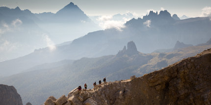 Head to the Italian Dolomites for fantastic trekking trails