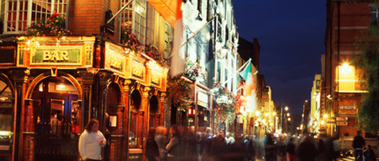 Find traditional Irish music in Dublin's Temple Bar district