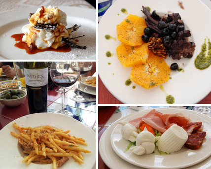 Basilicata's food highlights: Ricotta and chocolate mousse; slow-cooked lamb; cheeses and hams; regional pasta and wine