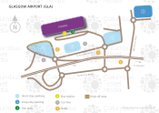 Glasgow Airport map