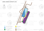 Gran Canaria Airport map