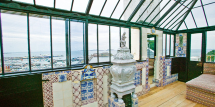 Victor Hugo worked in his lookout room, with views across the harbour