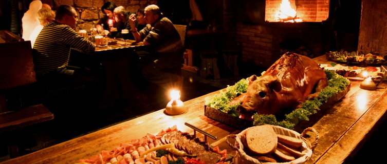 Head to Stara Sladovna for mead, hog roasts and open fires