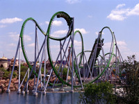The stomach-churning Incredible Hulk Roller Coaster