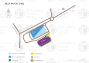 Ibiza Airport map