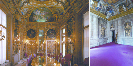 Explore elaborate palace interiors
