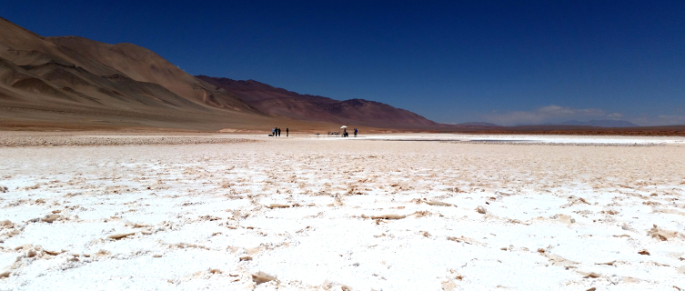 It's hard to believe this salt flat is 3,800m above sea level