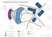 Jacksonville International Airport map