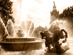 Beat only by Rome in the number of fountains is Kansas City