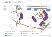 London Heathrow Airport map