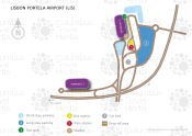 Lisbon Humberto Delgado Airport map