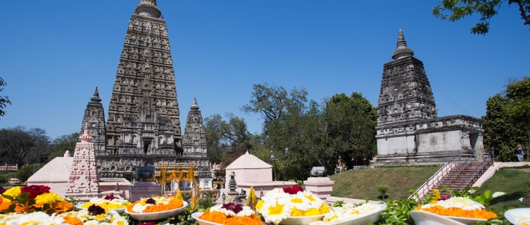 Mahabodhi Temple, the most holy site for Buddhists.