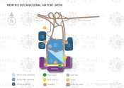 Memphis International Airport map