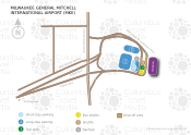 Milwaukee General Mitchell International Airport map