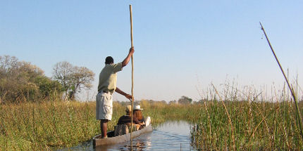 Mokoro safari trips in the Okavango Delta