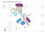 Naples International Airport map