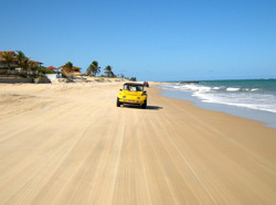 Natal is home to both steep dunes and relaxing beaches
