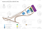 Palma de Mallorca Airport map