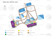 Paris-Orly Airport map