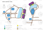 Perth Airport map