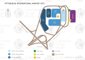 Pittsburgh International Airport map